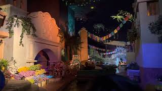 EPCOT Walt Disney MEXICO. Second half of three Caballeros pyramid ride. Donald Duck 14 November 2022