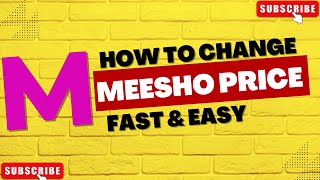 How to change price of a product in Meesho? | Meesho par product price kaise change karein 2024?