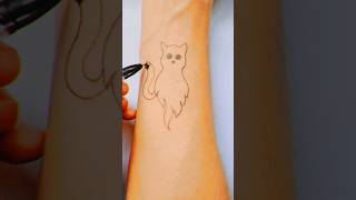 Ghost Cat Tattoo #shorts