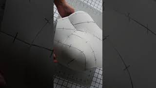 Making a Liara T'Soni Cosplay Breastplate #shorts