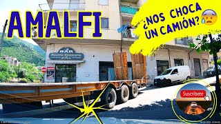 96 EUROPA EN CARRO 🚗De NÁPOLES a AMALFI | 😱 NOS CHOCA UN CAMIÓN ? 🛻🚨| Ciudad 32 País 2 ITALIA 🇮🇹