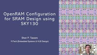 VSD Intern - OpenRAM configuration for 4kB SRAM using Sky130