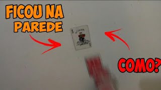 ENSINANDO UMA MÁGICA ESPETACULAR | CARTA NA PAREDE - Mágica inédita