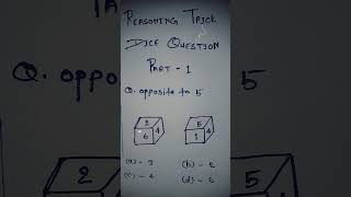 Reasoning Trick dice question ..