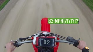 Honda CRF150R Top Speed