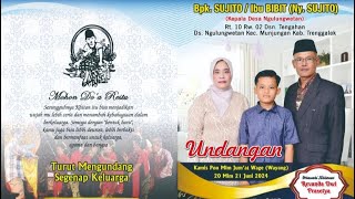 Live Streaming Langen Tayub BPK SUJITO (KADES NGULUNGWETAN) -Ibu BIBIT