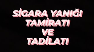 sigara yanığı  /tamiratı  #moda #tamir #tadilat