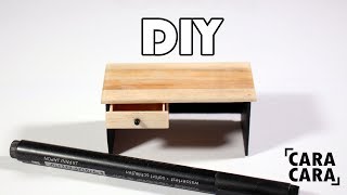 Miniature Office Desk Diorama DIY