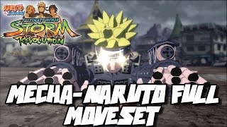 Naruto Storm Revolution - Mecha-Naruto's Moveset so Far!