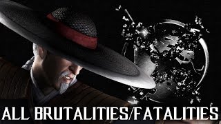 MKX Kung Lao - All Brutalities and Fatalities - Mortal Kombat X Kung Lao Gameplay