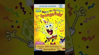 Happy Late 38th Birthday To SpongeBob @SpongeBobOfficial