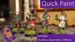 Quick Paint: Elucidian Starstriders Officers