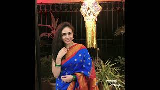 gudi padwa special saree look