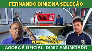 FERNANDO DINIZ NOVO TECNICO INTERINO DA SELEÇÃO BRASILEIRA.