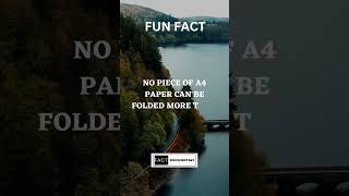 Revealing the A4 Paper Folding Limit You Never Knew #factdocumentary #subscribe #trending #shorts