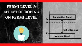 Fermi level and effect of doping on Fermi level  IN JUST 5 MINUTES