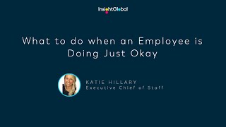 What to Do When an Employee is Doing Just "Okay"