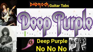 No No No - Deep Purple - Guitar + Bass TABS Lesson