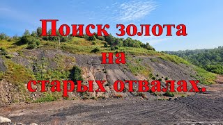 Поиск золота на старых отвалах.