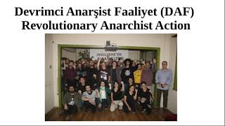 Anarchist Federation - Talk on Turkey's Devrimci Anarşist Faaliyet (Revolutionary Anarchist Action)