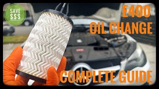 Mercedes E400 Oil Change 2014 - 2016