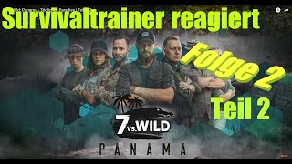 Survivaltrainer reagiert I 7 vs. Wild Panama I Folge 2 Teil 2 I Fritz Meinecke