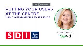 Putting your users at the center - using automation & experience