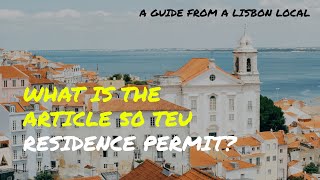 What is the residence permit application article 50 TEU?