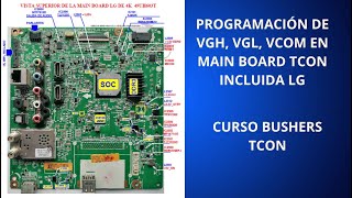 Service to LG Smart TV. How to program VGH, VGL. LG Tcon. principles and practice