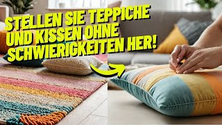 DIY WUNDERBARE Teppiche und Kissen! Dekoriere DEIN Zuhause Schön!