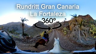 Rundritt La Fortaleza de Ansite Reiten Horse Riding 360 Grad VR