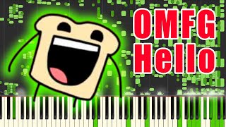 OMFG - Hello but it's MIDI (Auditory Illusion) |  OMFG - Hello Piano sound