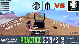 NEW TSM Vs OLD TSM | NEW TSM 17 KILLS CHIKKEN DINNER | TSM FTX VS EX TSM ENTITY #BGMI Esports