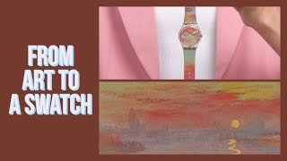 Unboxing Swatch x Tate Gallery Tuner Sunset Watch: Timepiece of Art & Elegance!