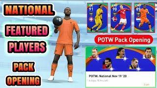 POTW: National Nov 19 '20 Pack Opening PES 2021 Mobile