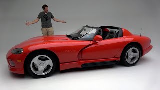 Первоначальный Dodge Viper 1992 года был до смешного простой, опасной спортивной машиной