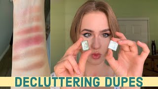 Decluttering Old Eyeshadows Through Duping