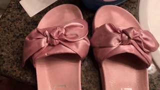 How To Clean Fenty x Puma Bow Slides (Dish Soap)