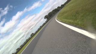 Classic Bike Trackdays - Kawasaki Gpz750 at Cadwell Park - Handlebar Cam