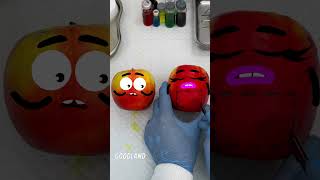 Goodland | Apple surgery 2 in 1 😂 #goodland #Fruitsurgery #doodles #sausage #animation #funny