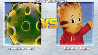 M.U.G.E.N BATTLES | Coronavirus vs Daniel Tiger