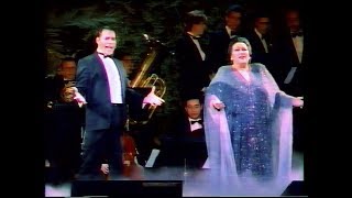 Montserrat Caballé y Freddie Mercuri. Barcelona