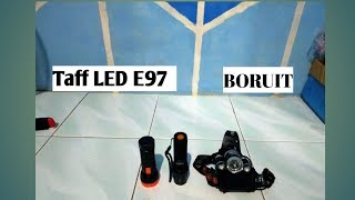 Senter pendaki TAFF LED E97 Super terang