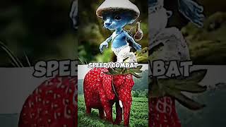 Smurf cat vs Strawberry elephant#trend#smurfcat #strawberryelephant