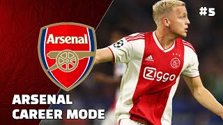 VAN DE BEEK SIGNED FOR ARSENAL 📝 ✅ + OUR FIRST GAME!!! FIFA 20 Arsenal Career Mode #5