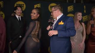 Kira Noir at the Xbiz Awards Red Carpet in Hollywood, CA