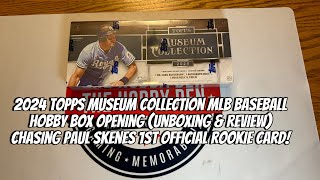 Chasing Paul Skenes 1st rookie card in 2024 Topps Museum Collection MLB Baseball Hobby Box! Unboxing