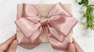 Gift Wrapping Ideas｜How to Wrap a Gift + DIY Ribbon Bow Tutorial (선물포장)