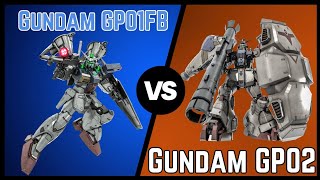 GUNDAM GP01Fb vs. Gundam GP02 (BB) | GUNDAM BATTLE OPERATION 2