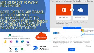 Save Outlook email attachments automatically to OneDrive for Business Using Microsoft Power Automate